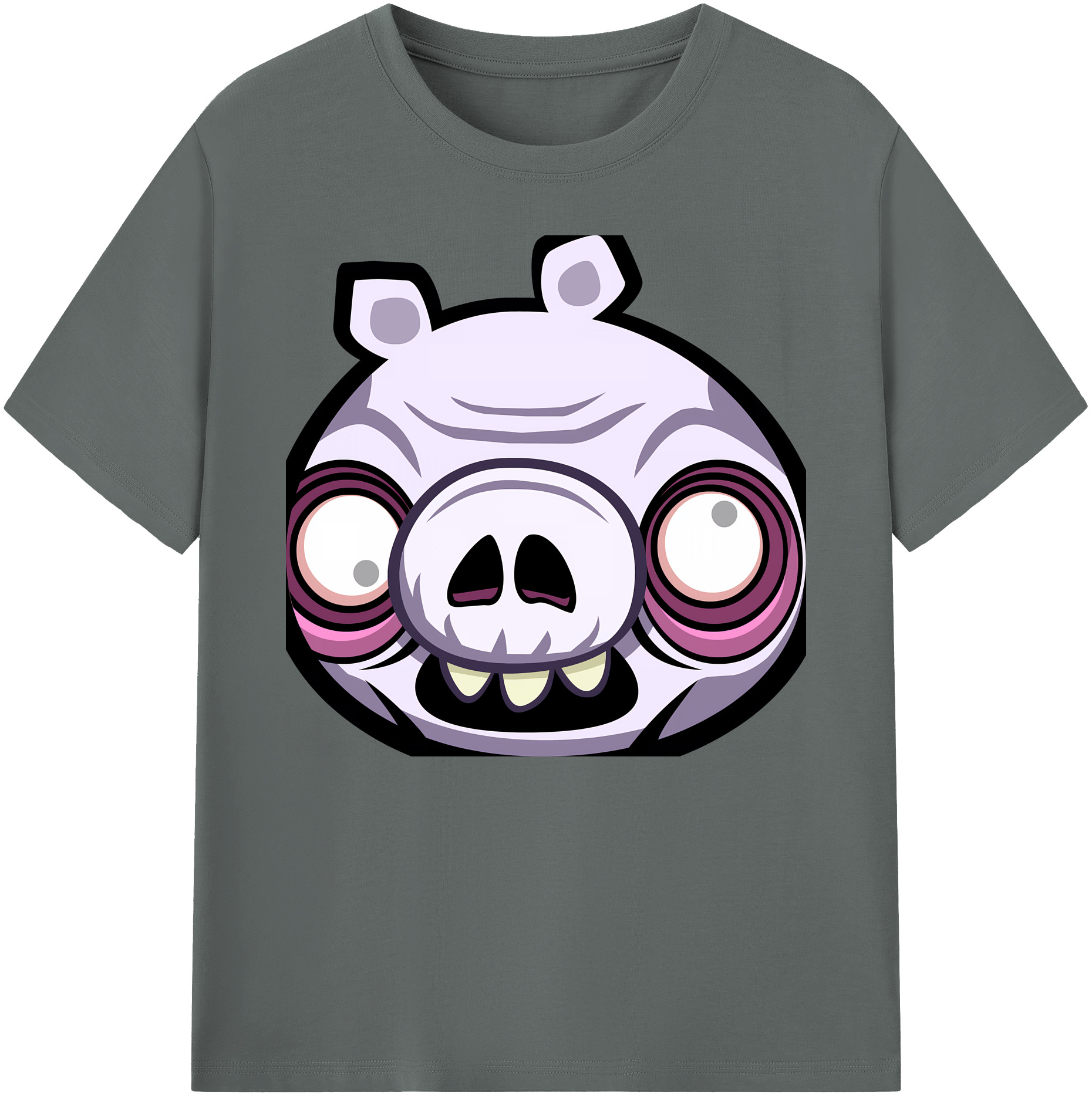 （画像用） Angry Birds アングリーバード 綿100％ メンズ半袖Tシャツ｜肌触りやわらか＆通気性